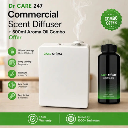 Dr CARE 247 Commercial Scent Diffuser + 500ml Aroma Oil