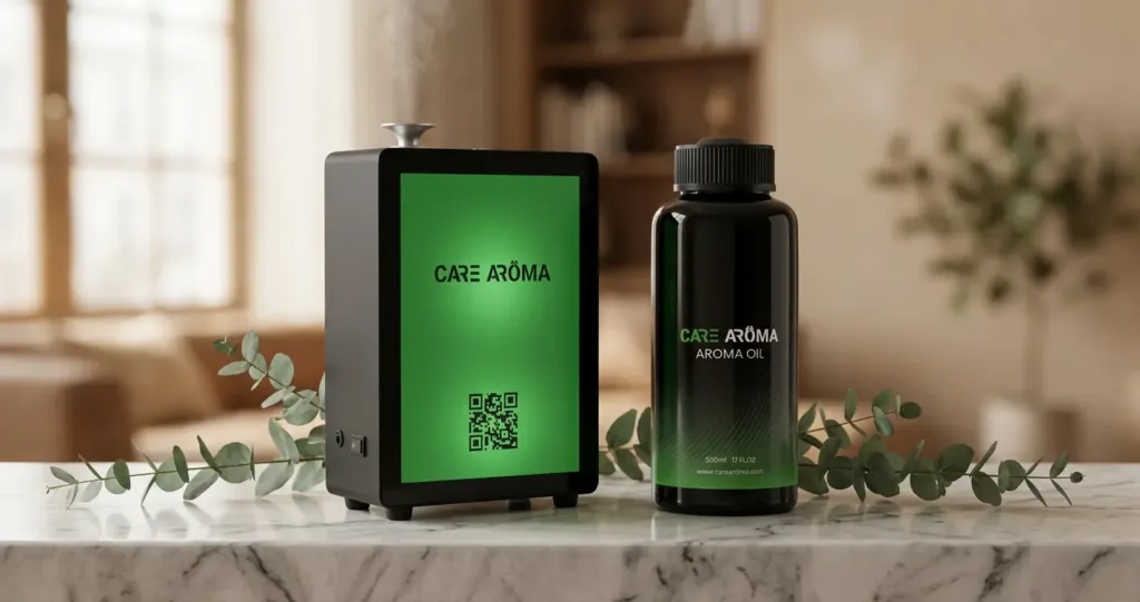 Care Aroma scent diffuser machine UAE — premium cold air diffuser and fragrance oil set